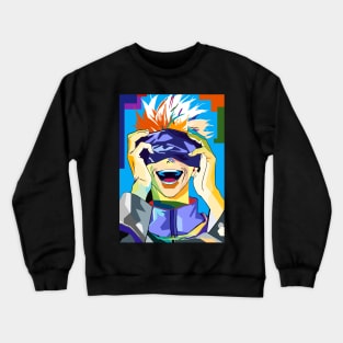 Gojo anime pop art Crewneck Sweatshirt